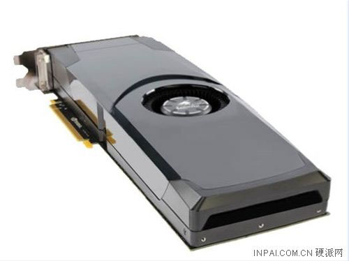 Фотография двухчиповой видеокарты GeForce GTX 690